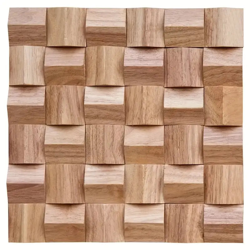Solid Wood 3D Mosaic Panel Premium β
(30 x 30 cm)
